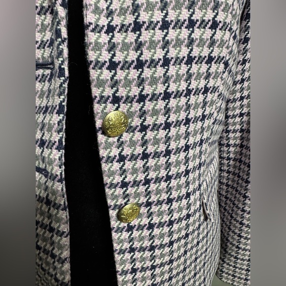 J.Crew Woolblend Schoolboy Houndstooth Blazer-Preloved - Picture 5 of 9